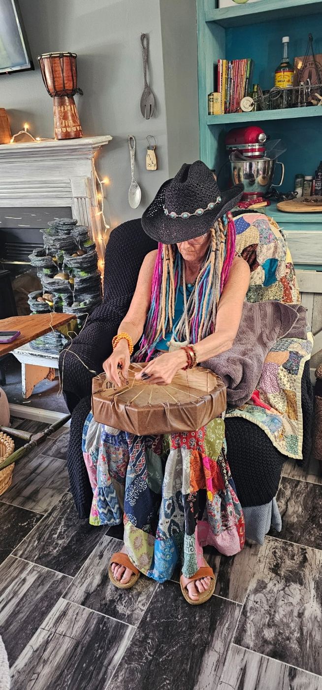 Sacred drum making