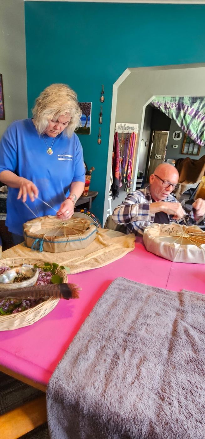 Drum birthing materials