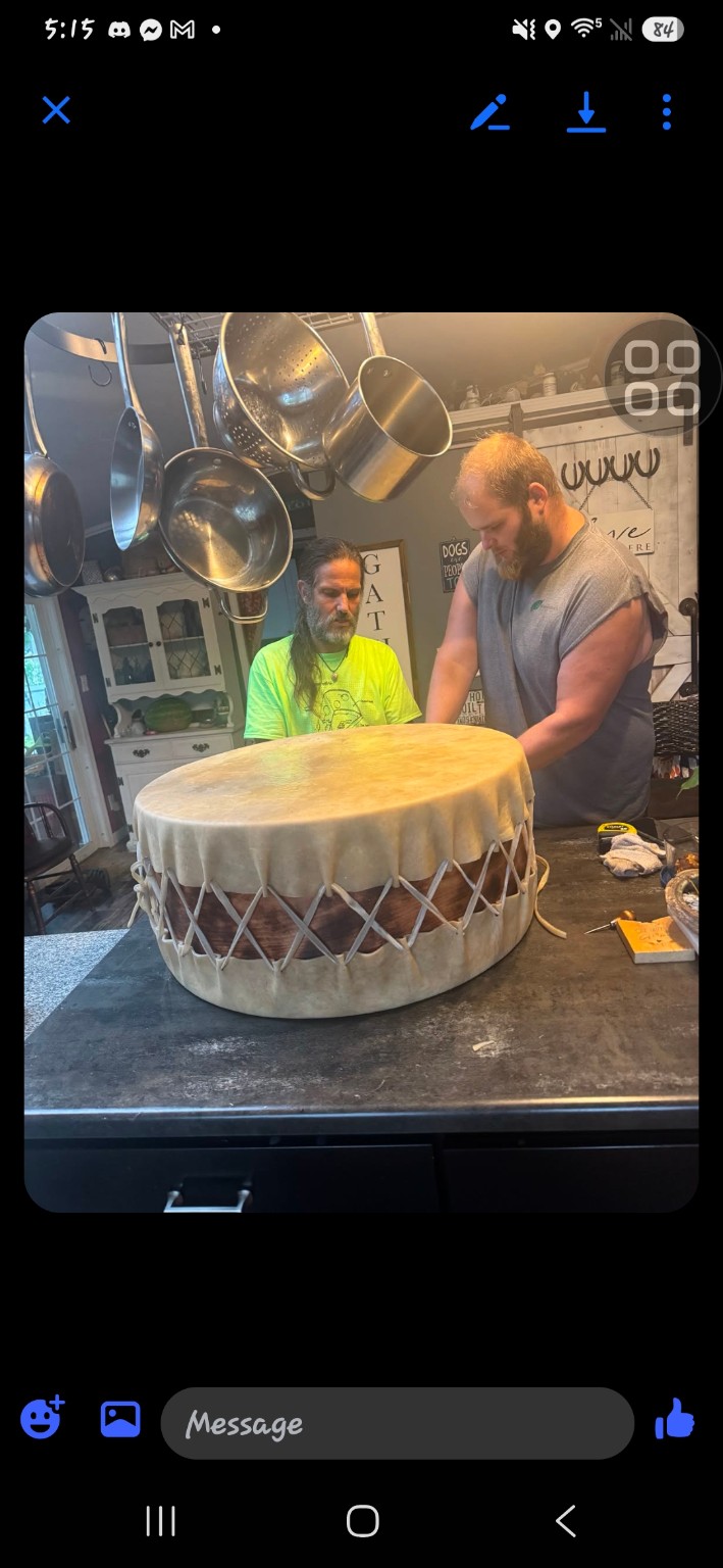 Drum birthing gathering